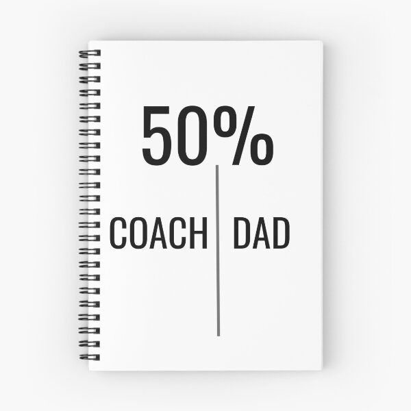 Item preview, Half coach, half dad, funny dad coach designed and sold by Merchattack.