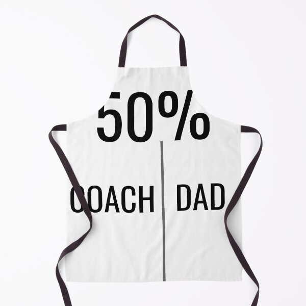 Item preview, Half coach, half dad, funny dad coach designed and sold by Merchattack.
