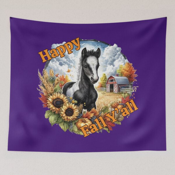 Item preview, Happy Fall Filly designed and sold by critterpatchusa.