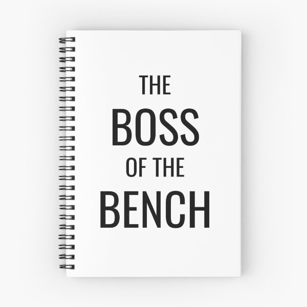 Item preview, The boss of the bench, funny coach humor designed and sold by Merchattack.