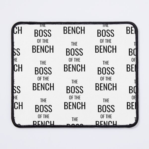 Item preview, The boss of the bench, funny coach humor designed and sold by Merchattack.