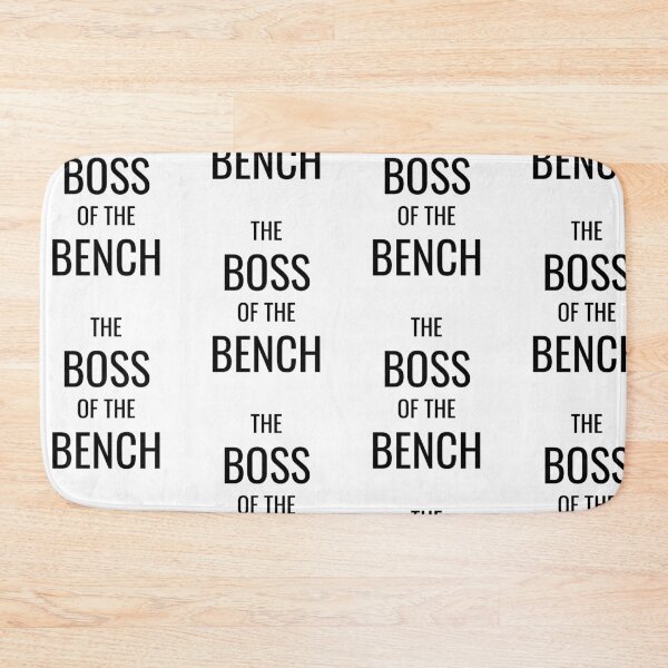 Item preview, The boss of the bench, funny coach humor designed and sold by Merchattack.