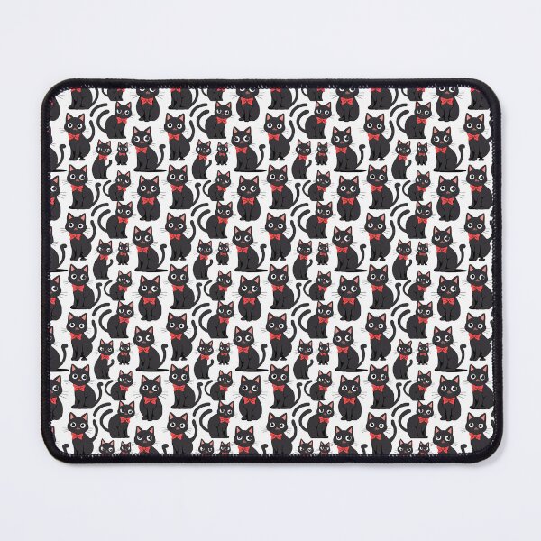 Item preview, Seamless black cat pattern designed and sold by brandingpro.