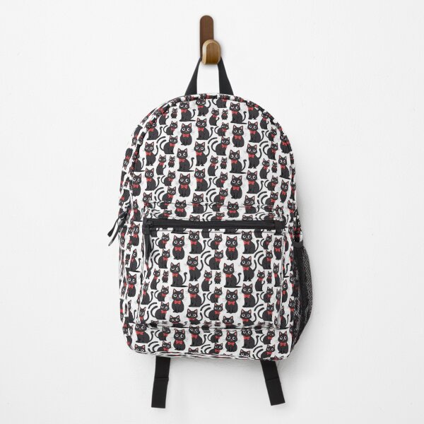 Item preview, Seamless black cat pattern designed and sold by brandingpro.