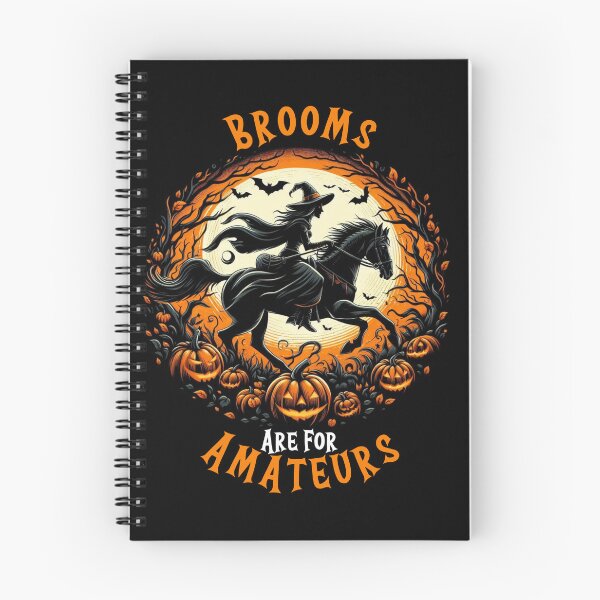 Item preview, Brooms Are For Amateurs Witch Equestrian designed and sold by ArtDesignMC.