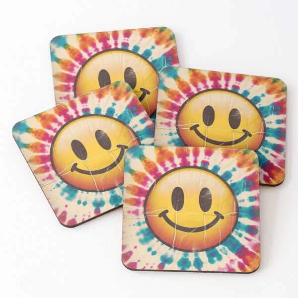 Item preview, Retro Tie Dye Smiley Face 2 designed and sold by BassHeadMomma.