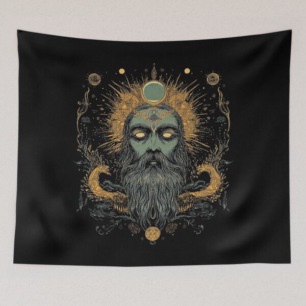 Item preview, Perun's Legacy: A Synthwave-Inspired Symbolic Journey Through Slavic Mythology designed and sold by MythSpire.