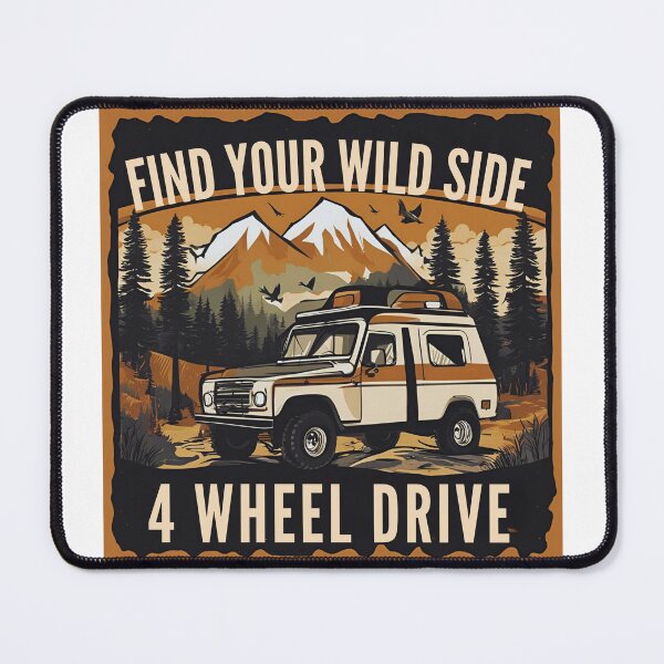Item preview, Find your wild side 4 wheel drive designed and sold by FitEnvy.