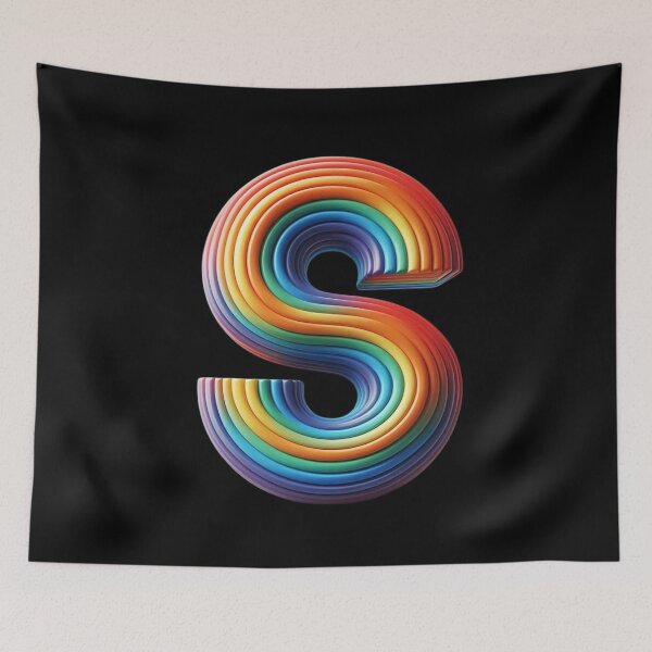 Item preview, Letter S, Rainbow designed and sold by Myra365Art.