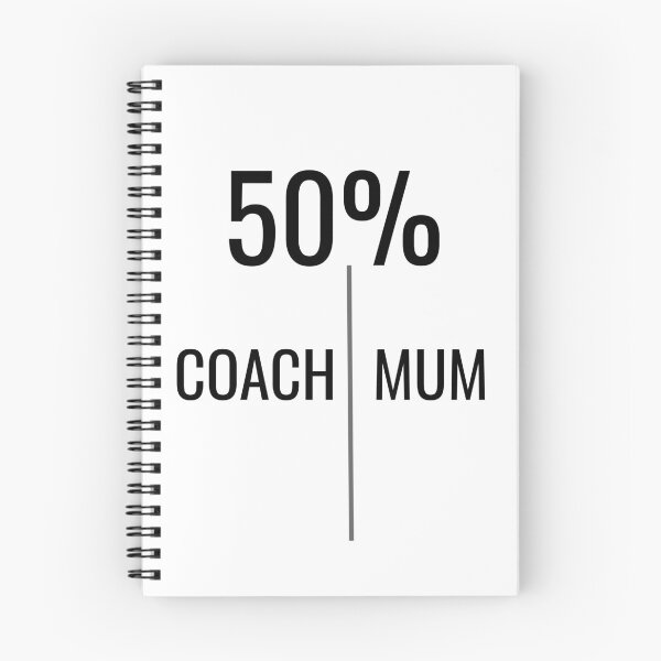 Item preview, Half coach, half mom, funny coach mum designed and sold by Merchattack.