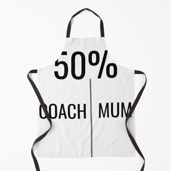 Item preview, Half coach, half mom, funny coach mum designed and sold by Merchattack.