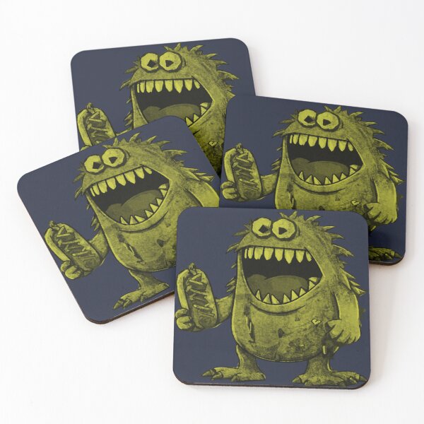 Item preview, Monster Eating Hotdog designed and sold by kinpirks.