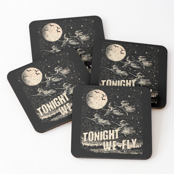 Item preview, Tonight We Fly Halloween Witches Broomstick Vintage Design designed and sold by trendyzcom.