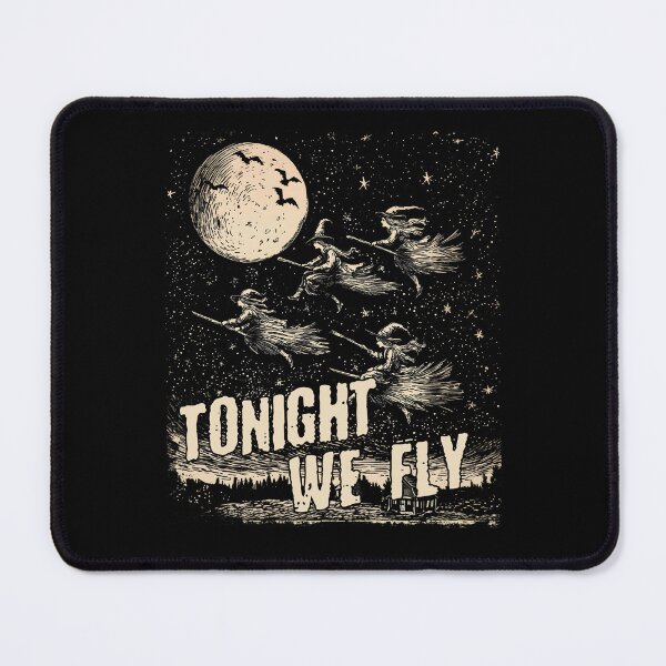Item preview, Tonight We Fly Halloween Witches Broomstick Vintage Design designed and sold by trendyzcom.