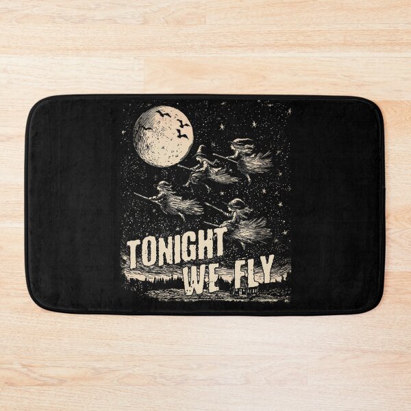 Item preview, Tonight We Fly Halloween Witches Broomstick Vintage Design designed and sold by trendyzcom.