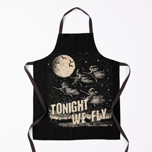 Item preview, Tonight We Fly Halloween Witches Broomstick Vintage Design designed and sold by trendyzcom.