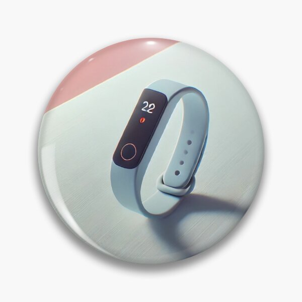 Item preview, Fitness Tracker Minimalista su Superficie Bianca designed and sold by devizz.