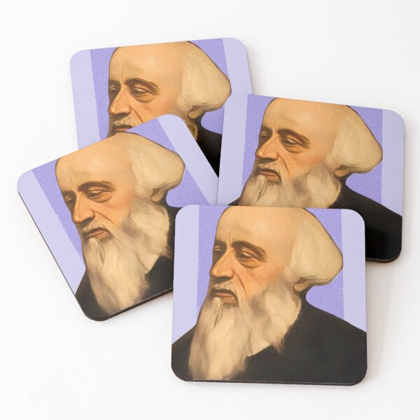 Item preview, English Polymath William Barnes - Purple - illustration  designed and sold by Litstoy.