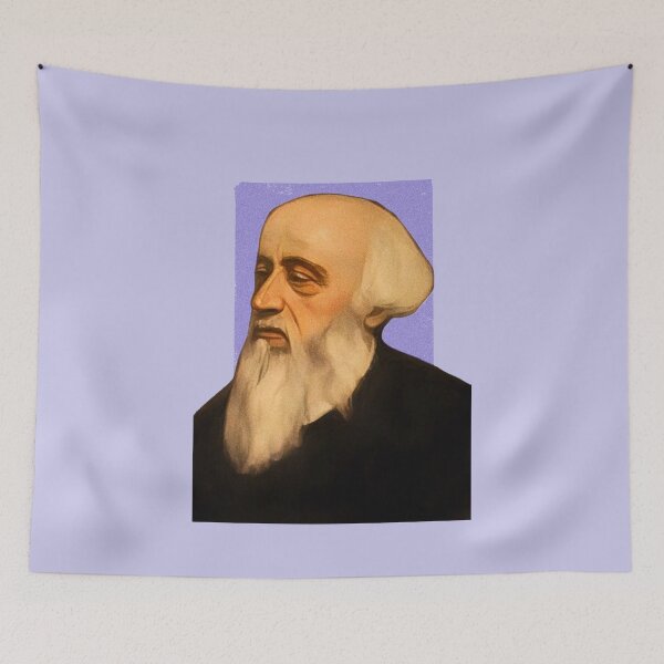 Item preview, English Polymath William Barnes - Purple - illustration  designed and sold by Litstoy.