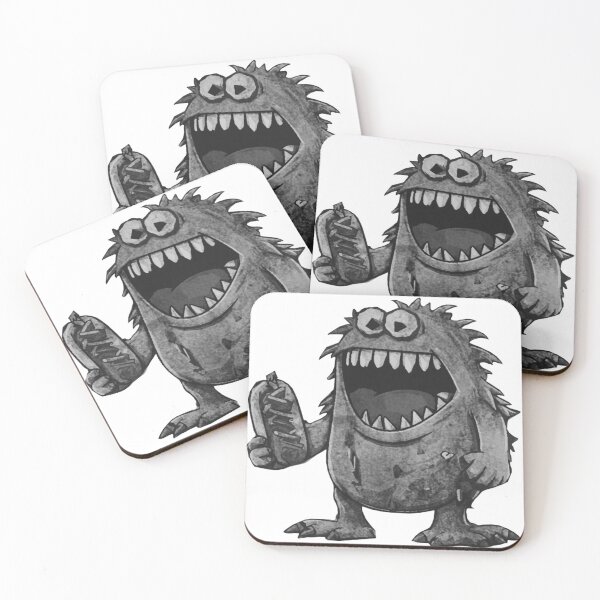 Item preview, Monster Eating Hotdog designed and sold by kinpirks.