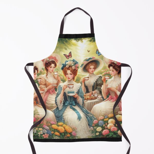 Item preview, Victorian Ladies Enjoying Afternoon Tea in a Beautiful Garden designed and sold by freackly.