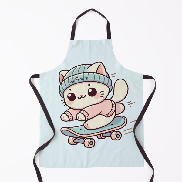 Item preview, Super Cute Kitty Skater designed and sold by WeLoveCatss.