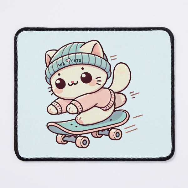 Item preview, Super Cute Kitty Skater designed and sold by WeLoveCatss.