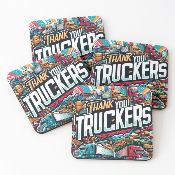 Item preview, Thank you truckers designed and sold by MarElfArtelier.