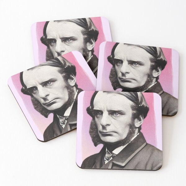 Item preview, English Priest Charles Kingsley - pink - illustration  designed and sold by Litstoy.
