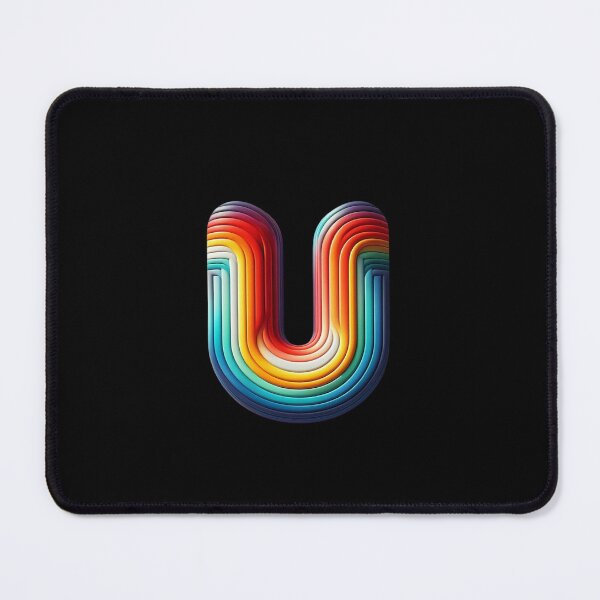 Item preview, Letter U, Rainbow designed and sold by Myra365Art.