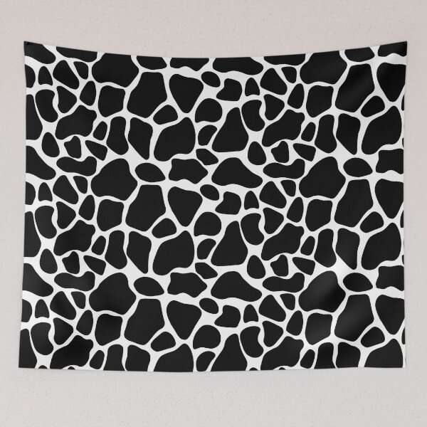 Item preview, Black Cow Spot Skin Pattern designed and sold by natalielaf.