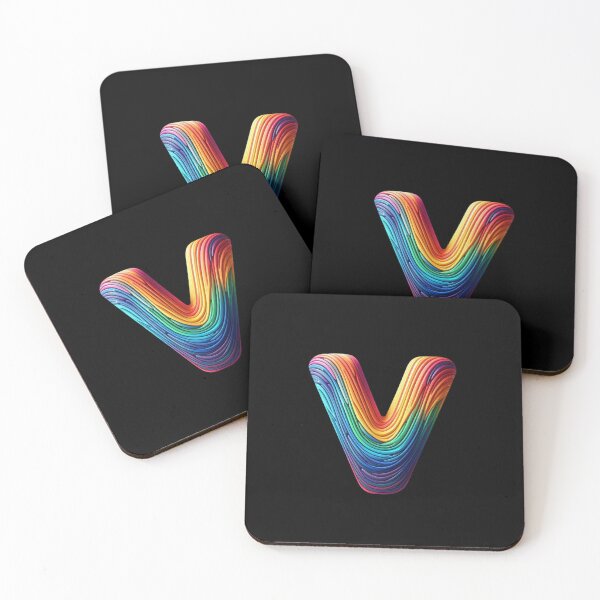 Item preview, Letter V, Rainbow designed and sold by Myra365Art.