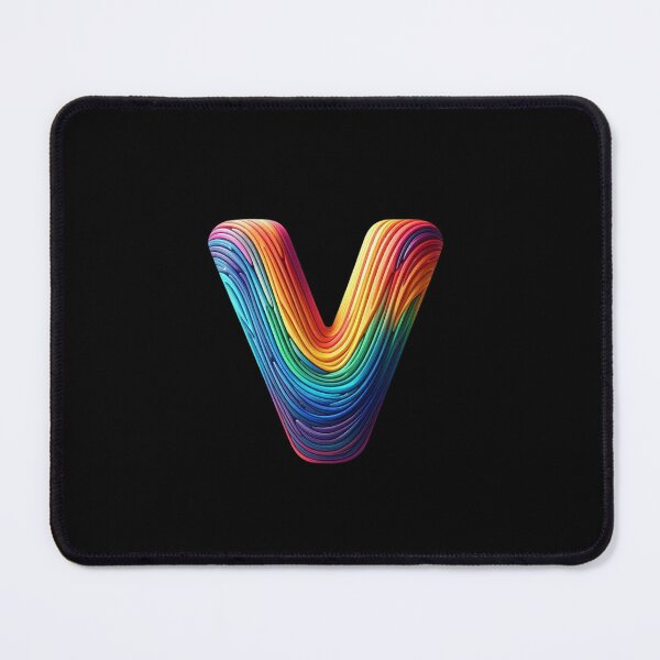 Item preview, Letter V, Rainbow designed and sold by Myra365Art.