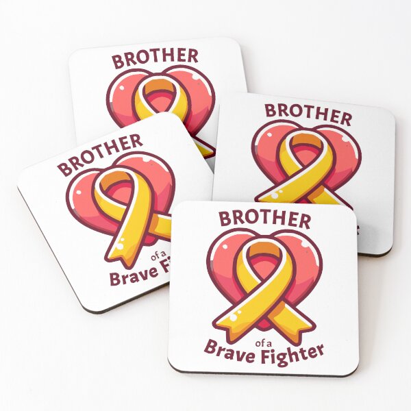 Item preview, Brother of a Brave Fighter - Childhood Cancer Awareness Month designed and sold by QuirkPrint.