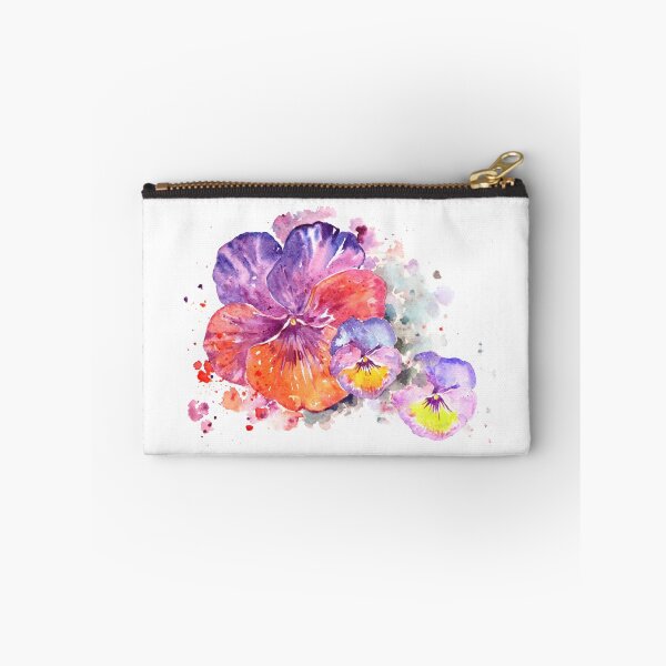 Item preview, Pansies watercolor designed and sold by SpottedPilot.