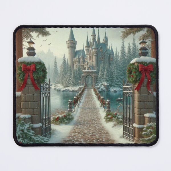 Item preview, Beautiful Christmas Castle Scene designed and sold by moonlightglo.