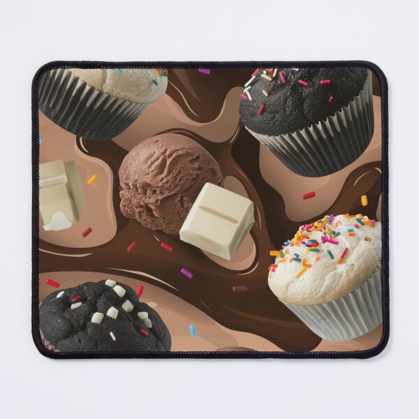 Item preview, Chocolate Cupcakes and Colorful Sprinkles Pattern designed and sold by Promoc.
