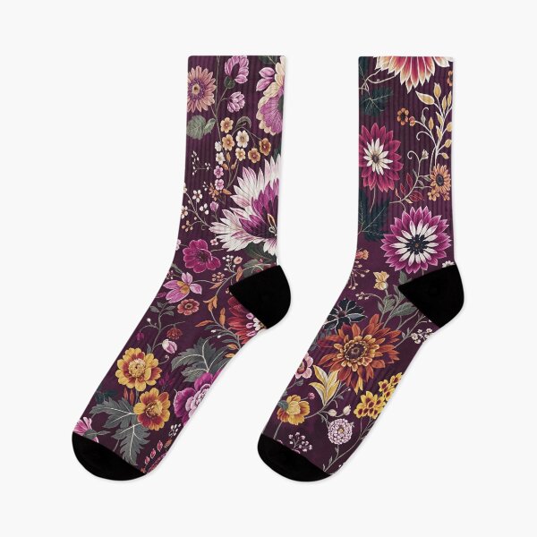 Item preview, Midnight Violet Floral designed and sold by meggydesigns.