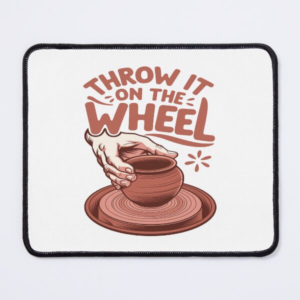 Item preview, Throw It on the Wheel Pottery Art Clay Craft Design designed and sold by InkredibleZ.