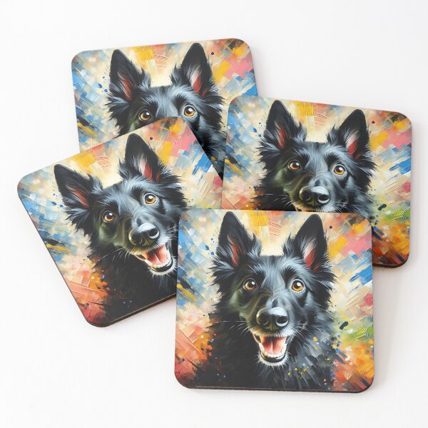 Item preview, Mudi Dog Acrylic Print Pet Portrait Dog Lovers designed and sold by Puppy Puzzles Plus.