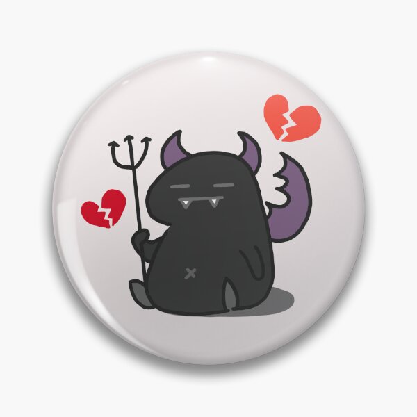 Item preview, Lazy Devil Cute Evil Character Goth Japanese Anime Kawaii Akuma Creature designed and sold by Marinaaa010.