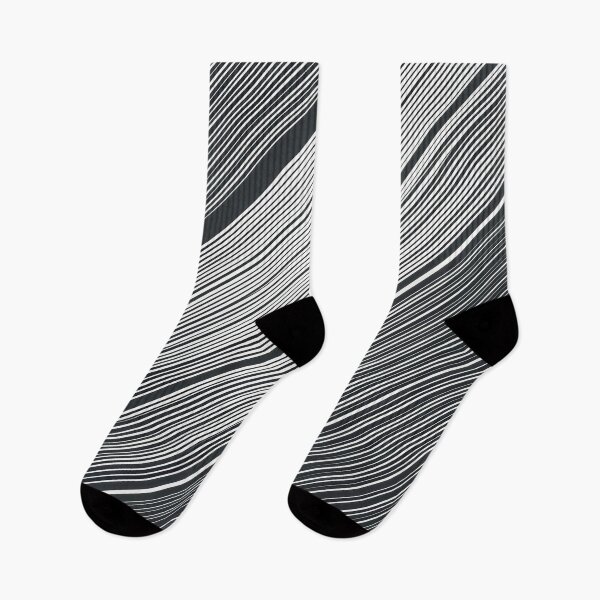 Item preview, A Minimalist diagonal stripes design in monochrome, with thin, evenly spaced lines. designed and sold by HEMRO.