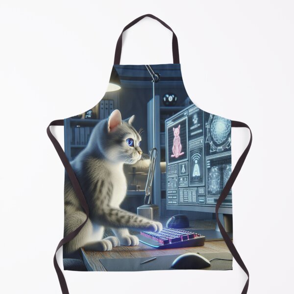 Item preview, Copy of Cat Hacker Design Geek Tech Enthusiast Cat Lover,Cat Hacker Gaming Enthusiasts Apparel designed and sold by majidi1.