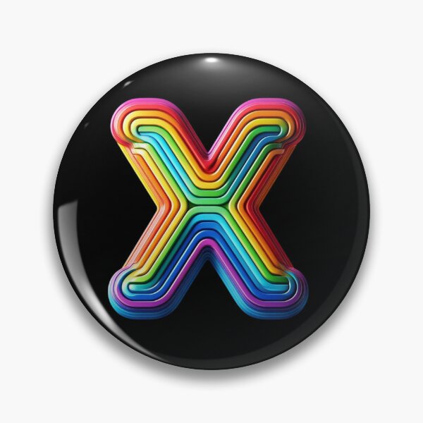 Item preview, Letter X, Rainbow designed and sold by Myra365Art.