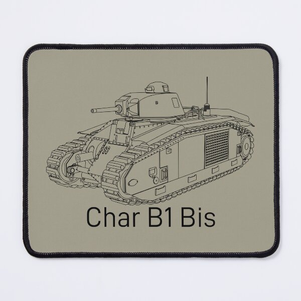 Item preview, Char B1 Bis French WW2 Heavy Tanks Diagram designed and sold by MilitaryMart.