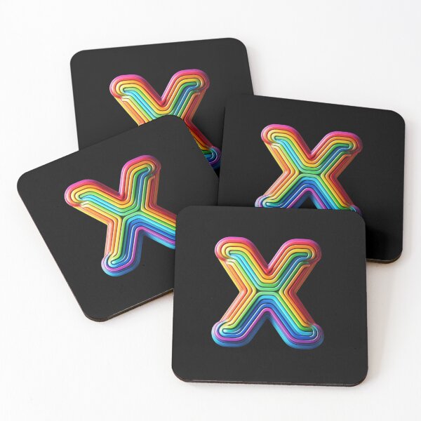 Item preview, Letter X, Rainbow designed and sold by Myra365Art.