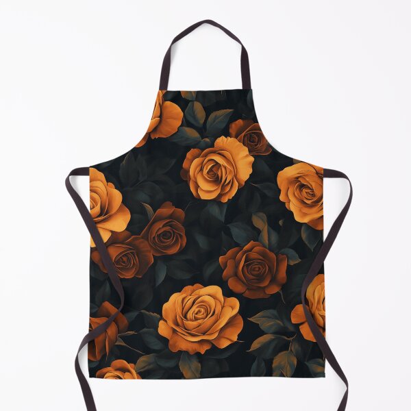 Item preview, Pattern of orange and brown roses designed and sold by valerko26.