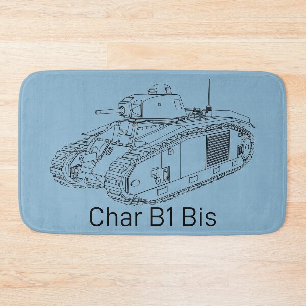 Item preview, Char B1 Bis French WW2 Heavy Tanks Diagram designed and sold by MilitaryMart.