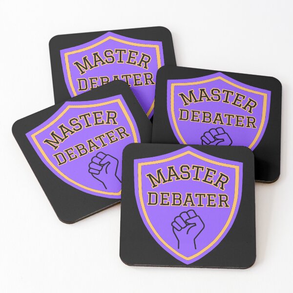Item preview, master debater funny debate pun funny masturbation  designed and sold by Alyn8.