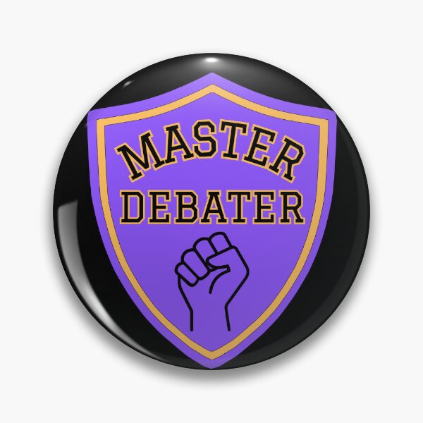 Item preview, master debater funny debate pun funny masturbation  designed and sold by Alyn8.